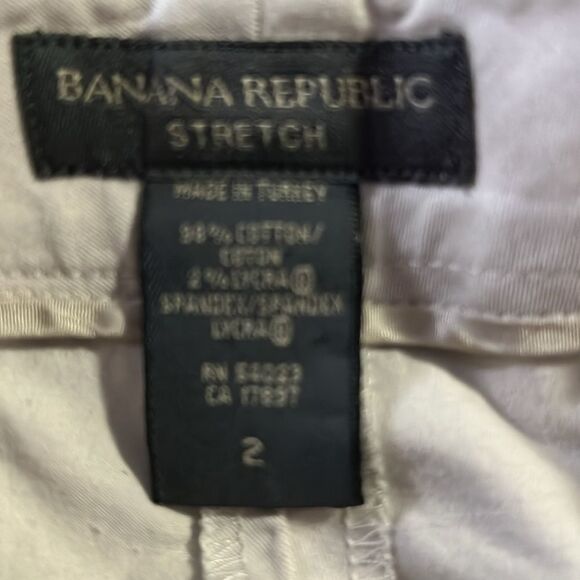 Banana Republic stretch, khaki flares, size 2 - Picture 8 of 8